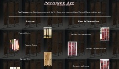 Paravents, Ambiente und Kunst